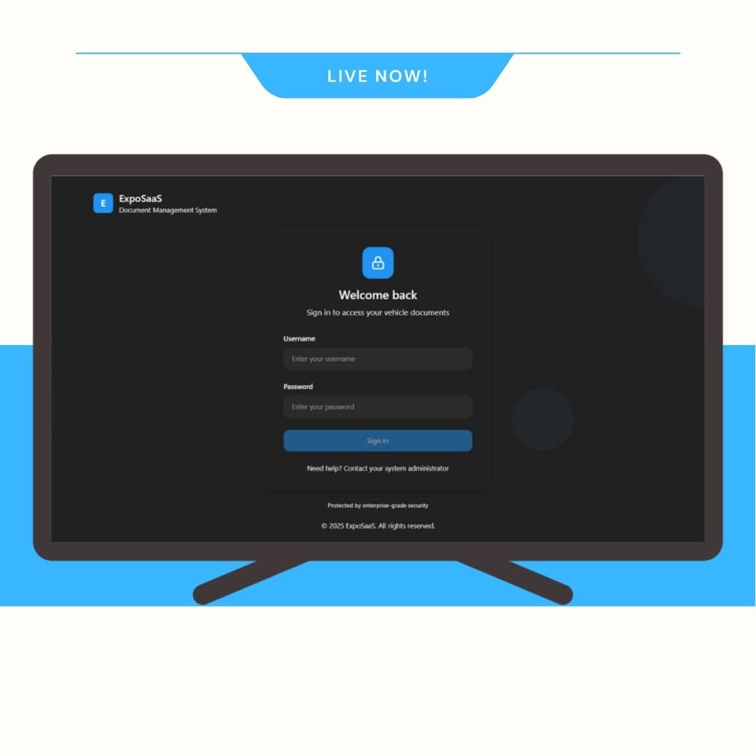 Exposaas | Enterprise Vehicle Management System