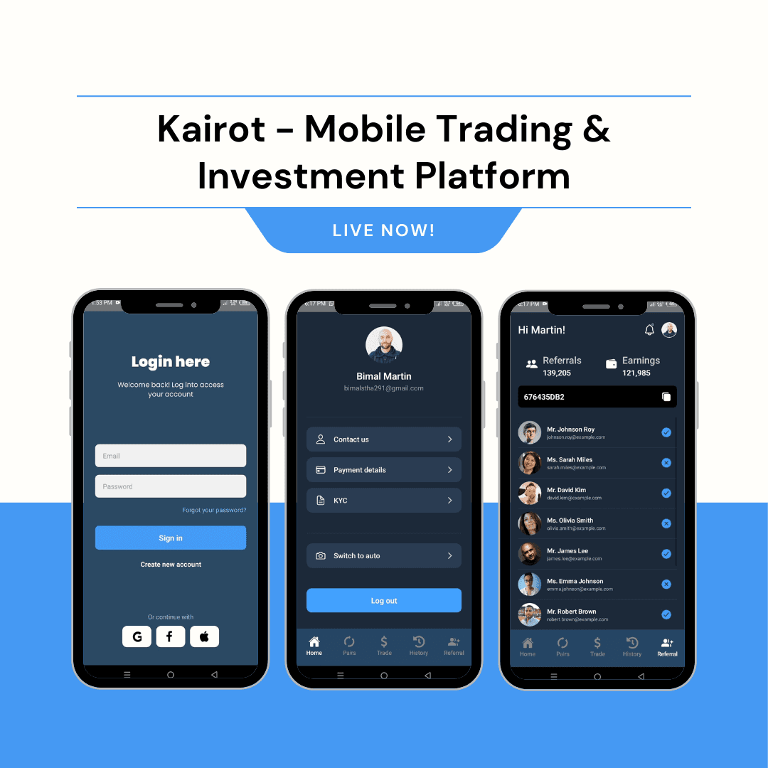 Kairot - Mobile Trading & Investment Platform